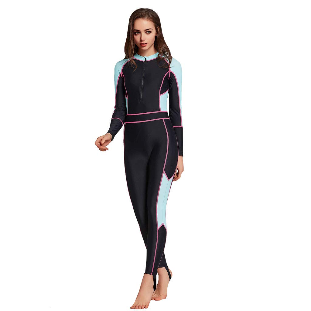 Swimsuits Halloween Onsale, Women Patchwork Sunscreen