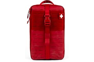 My Medic MYFAK Large Medical Kit (PRO) - Emergency First Aid Survival Essentials & Travel Bag Supplies | EMT Rescue Items For Any Car, Home or Office - Red
