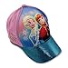 Disney Little Girls Frozen Anna and Elsa 3D Pop Baseball Cap, Age 4-7 Blue/Purple