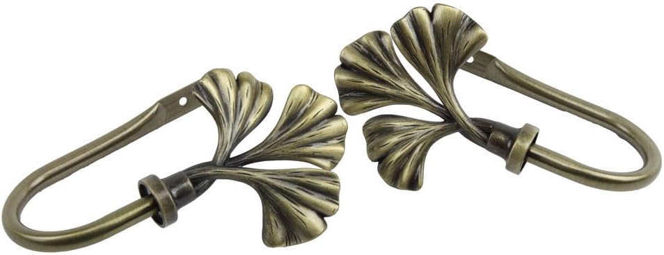 Metro Shop Antique Brass Luck Curtain Holdback Set (Set of 2)