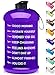 Venture Pal Large 128oz Leakproof BPA Free Fitness Sports Water Bottle with Motivational Time Marker to Ensure You Drink Enough Water Throughout The Day