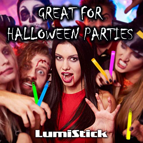 Lumistick 6 Inch Premium Glow Sticks 15mm Thick Flat Bottom