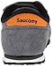 Saucony Jazz Hook & Loop Sneaker (Toddler/Little Kid), Grey/Orange, 10.5 M US Little Kid