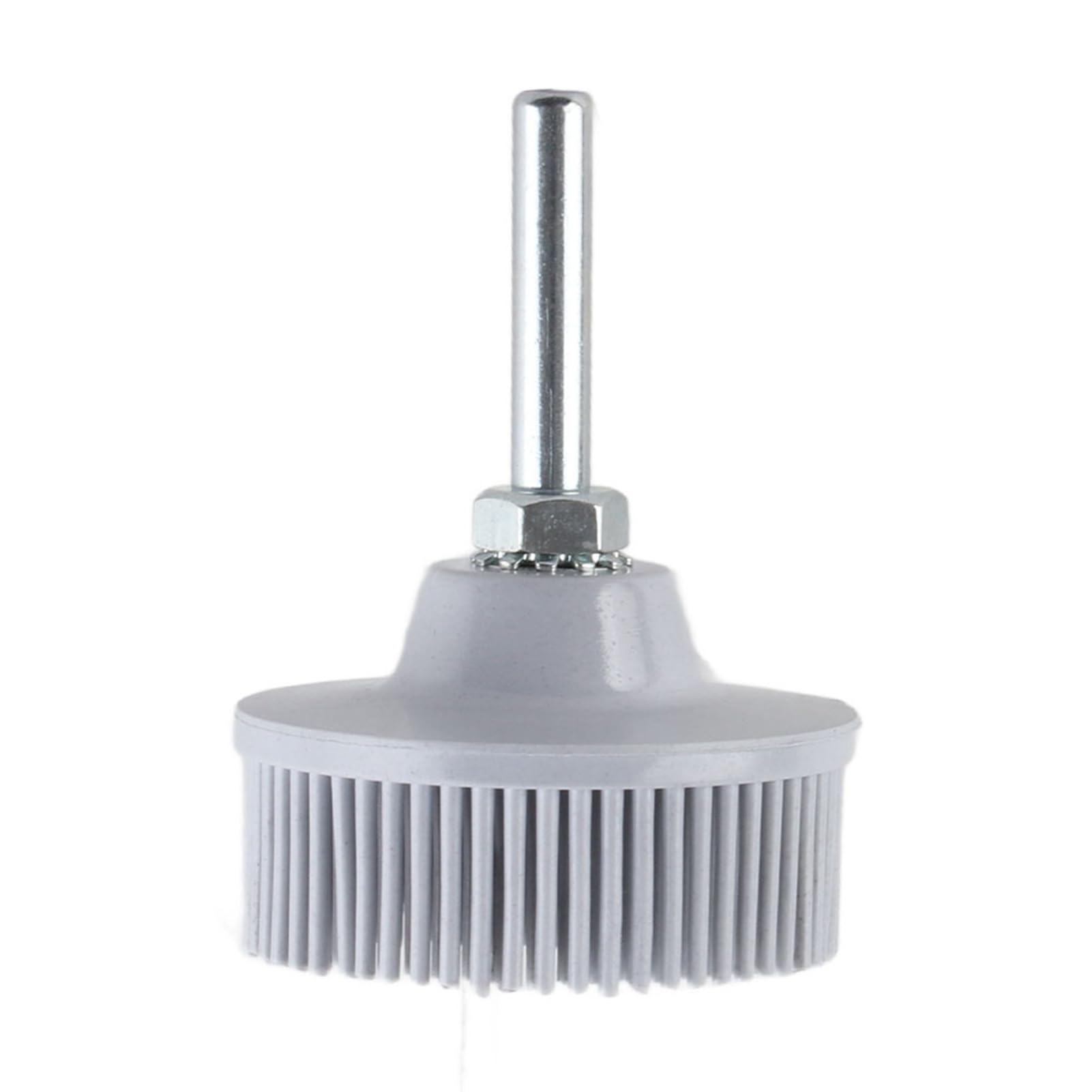 Brush Disc 2 Inch Rubber Abrasive Brush Polishing Grinding Wheel for Burr Rust Removal(White)