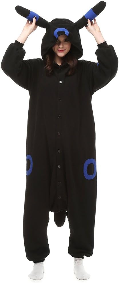 Animal Onesie Umbreon Cosplay Costume Adult Hallooween Pajamas