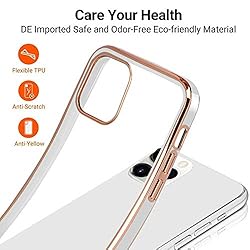 MOWIME iPhone 12 Pro Max Case 6.7 in, Clear Soft