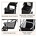 VIAGDO Dog Stroller, Pet Strollers for Small Medium Dogs & Cats, 4 Wheels Dog Jogging Stroller Folding Doggy Stroller with Storage Basket for Dog & Cat Traveling Strolling Cart (Black)thumb 4