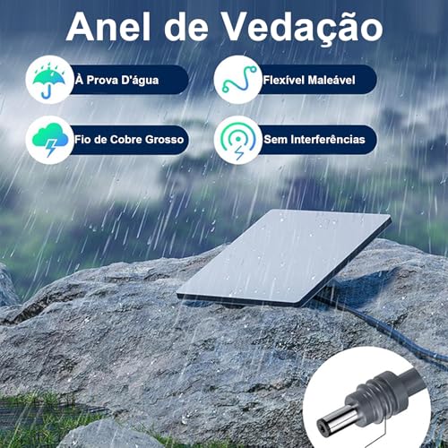 H'MASTON Cabo Para Carregar Starlink Mini Adaptador Dc Para Tipo C 100W À Prova D'Água Para Starlink Mini Power Bank (Fonte de Alimentação Deve Suportar 65 W ou Mais) (200, centímetros)