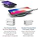 GETIHU Wireless Fast Charger QC2.0/3.0 Qi Phone Charging Pad Textured Pattern Enabled Charge Station Compatible with Smartphone iPhone X 8 Samsung Galaxy S8 Plus Note 8 5 S7 S6 Edge