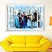 Mikolot Frozen Anime Removable Vinyl Wall Decal Stickers Art Mural Kid Room Decor