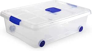 PLASTIC FORTE, Caja de almacenamiento, Multicolor, 31 litros ...