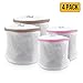 Spedalon Bra Bag for Washing Machine - Pack of 4 (2 Large + 2 Regular) | Mesh Laundry Bags for Delicates, Lingerie, Underwear, Socks