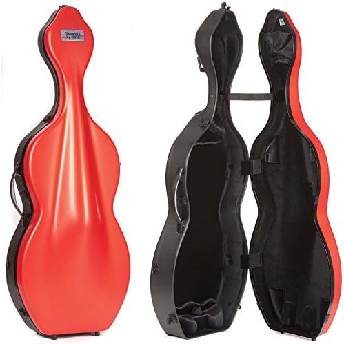 Bam France Shamrock Hightech 1003XLW Orange 4/4 Cello Case with Wheels