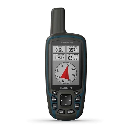 Garmin GPSMAP 64x, Handheld GPS, Preloaded with TopoActive Maps Amazon