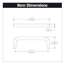 Hickory Hardware 10 Pack Solid Core Kitchen Cabinet