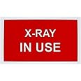 X-RAY IN USE Led Radiation Warning Sign for Radiation Rooms - Wall Mount Sign - Metal Case with Plastic Front - Bright Led Light Up - 120 Vac Hardwired - 1 Pack