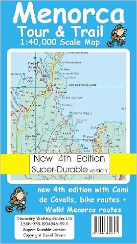 Menorca Tour And Trail Map Super Durable Version Tour Trail Maps David Brawn 9781904946595 Amazon Com Books