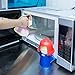 OIF Angry Mama Microwave Cleaner Angry Mom Microwave Oven Steam Cleaner Easily Cleans The Crud in Minutes. Steam Cleans with Vinegar and Water for Home or Office Kitchens