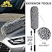 Algen Gear Car Duster Kit - Multipurpose (7pc) Car Cleaning Kit with Bag - Professional Car Wash Kit - Excellent car accessories for Auto Motorcycle Truck - Exterior or Interior Use Car Cleaning Tools