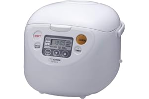 ZOJI NS-WAC18-WD Zojirushi 10-Cup (Uncooked) Micom Rice Cooker and Warmer, White