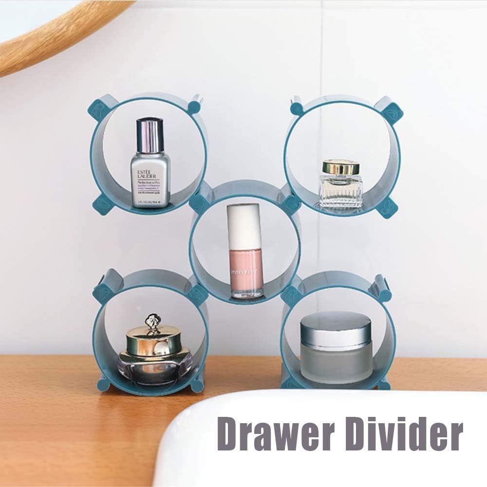 YITAQI Drawer Divider,Creative Multi-Purpose Adjustable Stretch Organizer Grid Retractable Partition Board Drawers Household Storage(Grey): Home & Kitchen
