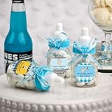 Charmed Baby Bottle Shower Favor,3-Inches, Blue (Pack of 24)