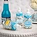 Charmed Baby Bottle Shower Favor,3-Inches, Blue (Pack of 24) primary