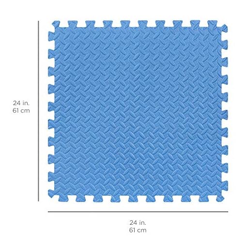 Best Choice Products 24-Piece Puzzle Exercise Mat, Multipurpose Floor Interlocking Tiles Protective Floor Workout Gym… - Image 6