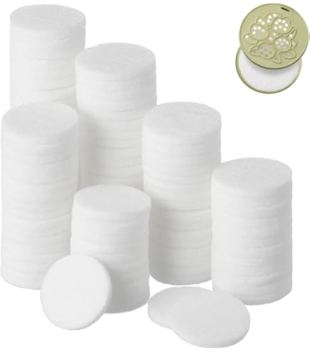 YUYTE 20pcs Aromatherapy Essential Oil Diffuser Refill Pads - 0.8 Inch Felt Pads For Necklace, Bracelet & Pendant Diffusers - View #2