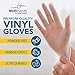 Heavy Duty Disposable Vinyl Gloves, 100 Count, Large – Powder Free, Ambidextrous, Super Comfortable, Extra Strong, Durable and Stretchy, Medical, Food and Multi Use – by MediHands
