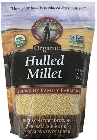 Grain Place Foods Organic Hulled Millet, 2-Pound Bag