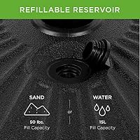 Amazon Com Best Choice Products Fillable Umbrella Base Stand Round Plastic Patio Umbrella Pole Holder For Outdoor Lawn Garden 50lbs Weight Capacity Black Garden Outdoor
