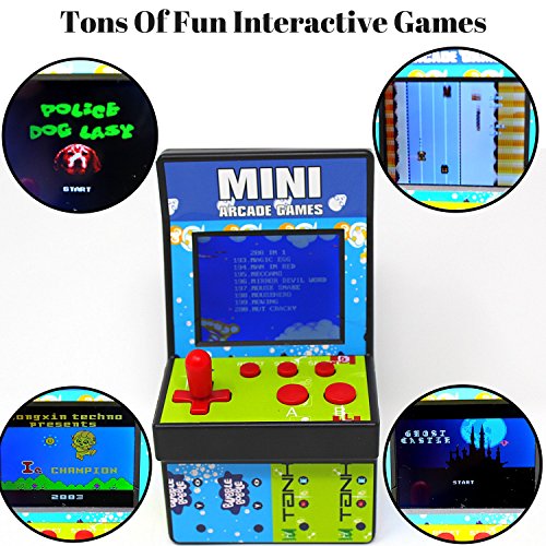 Portable Classic Retro Mini Arcade Game Built in 200 Video Games Great Gift for kids that travel