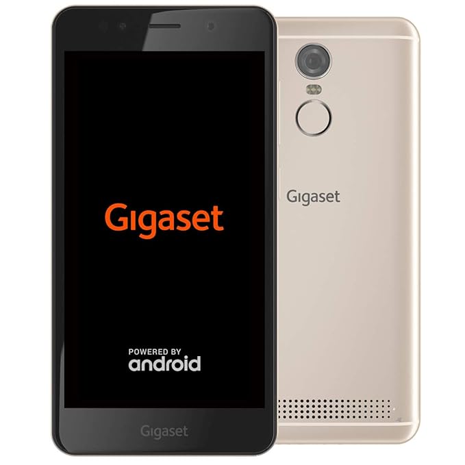 Gigaset GS180 Smartphone ohne Vertrag (3000mAh Akku, 16GB Speicher, 2GB RAM, 4G LTE, (5 Zoll) HD 16:9 Display, Pure Android 8