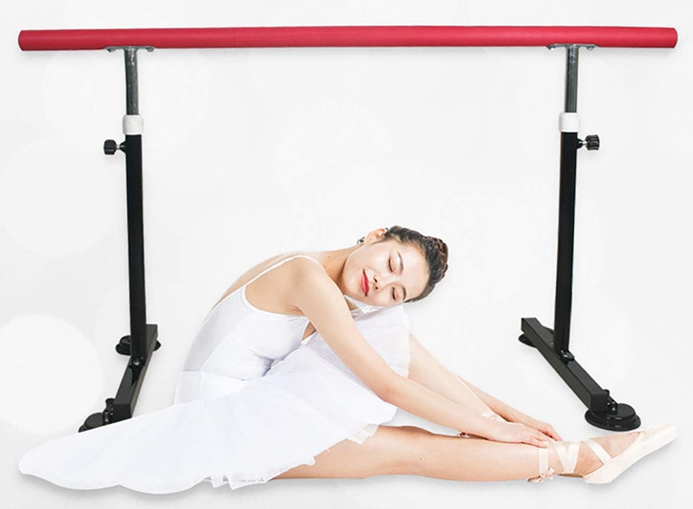 Clothes Ballet Barre Bar,Dance Bar,Adult Child Household Leg Press Bar - Freestanding, Mobile, Portable, Height Adjustable Ballet Stretch Ladder (Size : 2.5m)