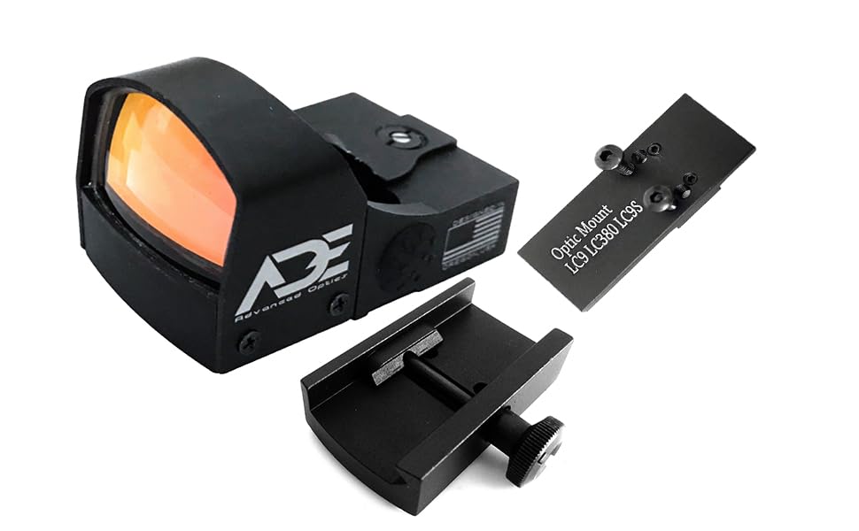 Photo 1 of ***MISSING PARTS***
Ade Advanced Optics Compact RD3-009 Red Dot Reflex Sight for Ruger LC9, LC380, LC9S Pistol – Reflex Compact Sight, Doctor Footprint, Motion Awake, Compact Handgun Optic, Adjustable Windage & Elevation