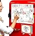 Dry Erase Magnetic Calendar Set/Large Refrigerator Board & Groceries List Kitchen Organizer for Busy Moms/Monthly Planner Whiteboard with Gift Package