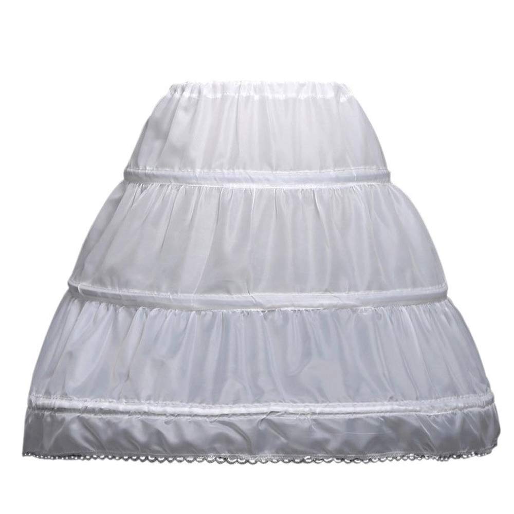 NNJXD Girls Fluffy Petticoat Wedding Birthdays Dresses Crinoline Prom Underskirt Bustle