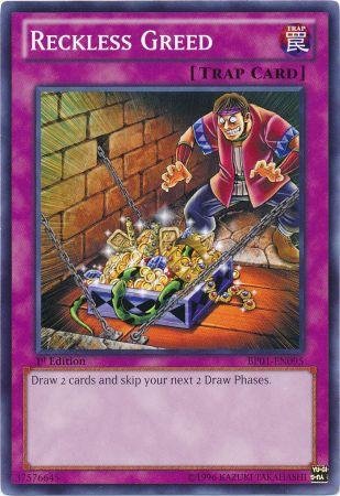 Yu-Gi-Oh! - Reckless Greed (BP01-EN095) - Battle Pack: Epic Dawn - 1st Edition - Common
