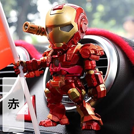 Amazon アイアンマンモデル 車用消臭芳香剤 車用エアコンクリップ