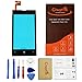 CrazyFire® Replacement Front Top Glass Lens Touch Screen Digitizer Assembly for Microsoft Nokia Lumia 520 With Adhesive And Tools Kit