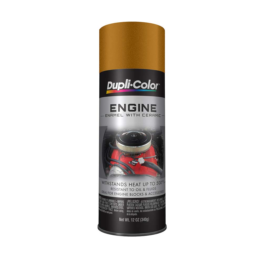 DupliColor DE1604 Ceramic Universal Gold Engine Paint 12 oz. by