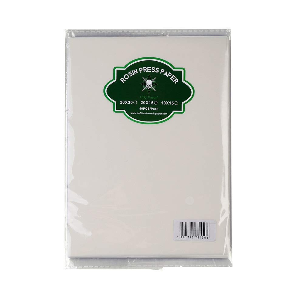 Heating Pressing Paper 7.87 x 5.9 inch Wax Concentrates Oil Bank Filter Baking Paper for Extracting Machine Tools (50 PCS per Pack)
