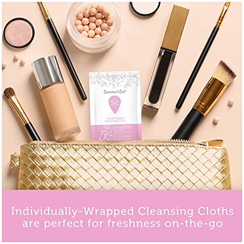 Summer's Eve Feminine Cleansing Wipes, Island Splash, 16 Count, 12 Pack