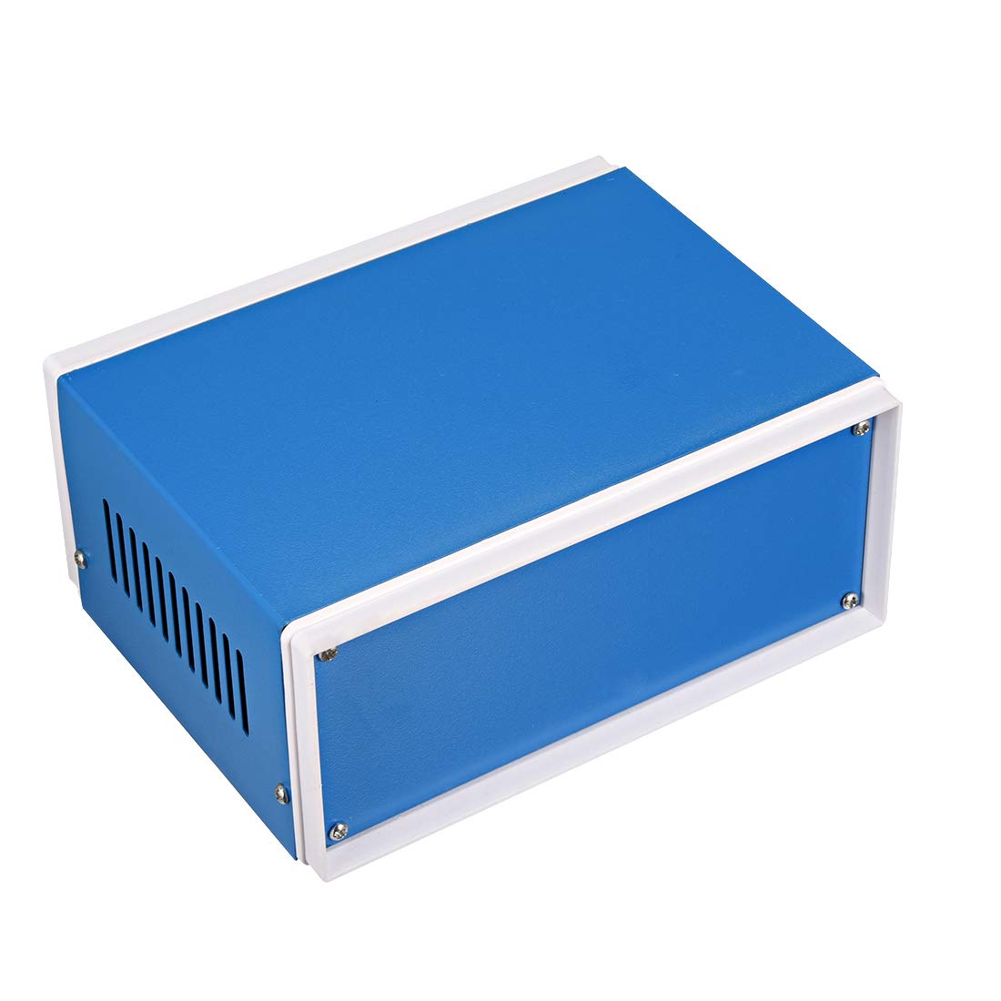 Sourcingmap Metal Blue Project Junction Box Enclosure Case 170 x 130 x 80mm/6.69 x 5.12 x 3.15inch
