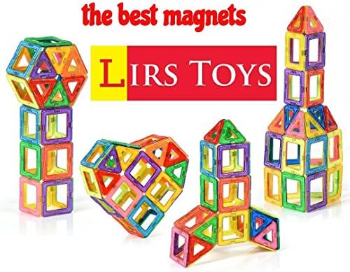 LIRS TOYS 30-pcs: Magnetic Blocks, Magnetic Tiles, Building Blocks Set for Kids/Toddlers Age 3+.Creativity & Educational Toys for Boys/Girls.Premium 3D