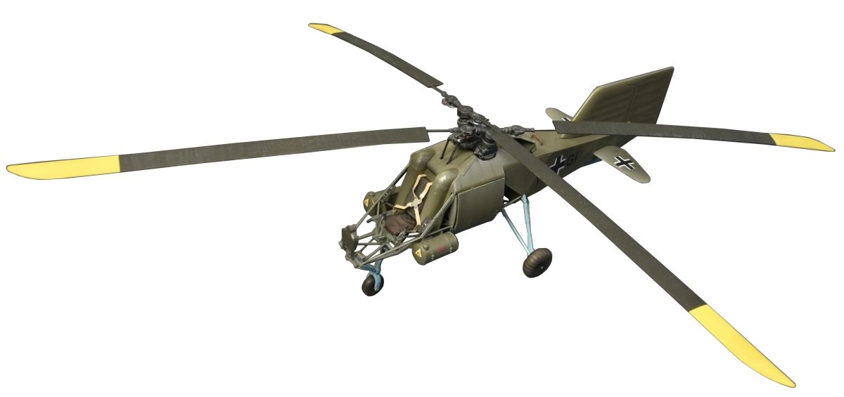 Miniart 1: 35 - FL 282 V-21 Kolibri Helicopter
