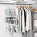 Richards Clear Vinyl Shoe Caddy with Hanger,12 Pocket