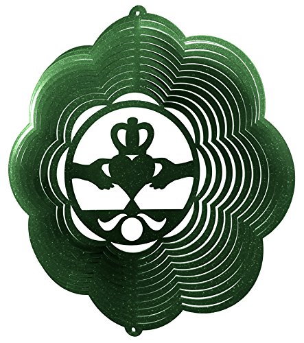 CLADDAGH IRISH CELTIC CLOUD Metal Wind Spinner