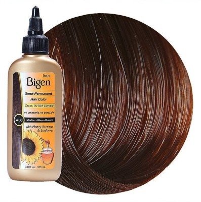 Bigen Semi-Permanent Haircolor #Wb3 Medium Warm Brown 3 Ounce (Pack of 2)